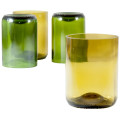 Beautifully cut to hold approximately 12 ounces with smooth rim for drinkability, ease, and comfort wine glass bottle